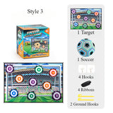 Soccer Ball Game Set for Children Teenager Velcro Balls with Flannel Goals