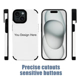 Live Preview Custom iPhone 15 Series Microfiber Case