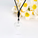 Live Preview Custom Titanium Steel Guitar Pick Necklace