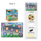 Soccer Ball Game Set for Children Teenager Velcro Balls with Flannel Goals