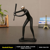 Sport Athletes Statue Resin Ornament Handcraft Figurine Art For Home Garden Patio