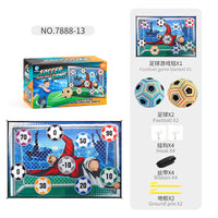 Soccer Ball Game Set for Children Teenager Velcro Balls with Flannel Goals