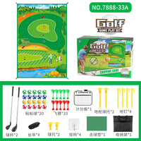 Battle Golf Chipping Practice Indoor Outdoor Game with Different Mat Targets