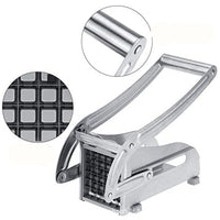 Portable Multi-Functional Stainless Steel French Fry Potato Vegetable Cutter Slicer