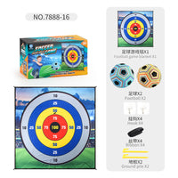 Soccer Ball Game Set for Children Teenager Velcro Balls with Flannel Goals