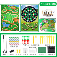 Battle Golf Chipping Practice Indoor Outdoor Game with Different Mat Targets