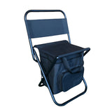 Outdoor Fishing Camping Folding Compact Stool Chair With Cooler Bag