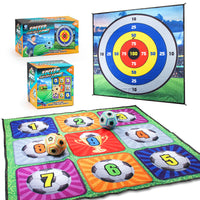 Soccer Ball Game Set for Children Teenager Velcro Balls with Flannel Goals