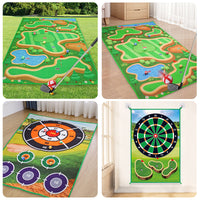 Battle Golf Chipping Practice Indoor Outdoor Game with Different Mat Targets