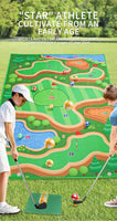 Battle Golf Chipping Practice Indoor Outdoor Game with Different Mat Targets