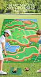 Battle Golf Chipping Practice Indoor Outdoor Game with Different Mat Targets