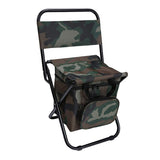 Outdoor Fishing Camping Folding Compact Stool Chair With Cooler Bag