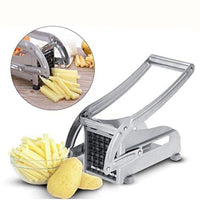 Portable Multi-Functional Stainless Steel French Fry Potato Vegetable Cutter Slicer