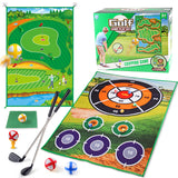 Battle Golf Chipping Practice Indoor Outdoor Game with Different Mat Targets