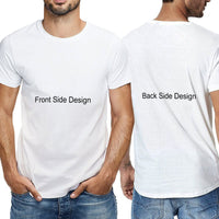 Live Preview Custom Men‘s Short Sleeve T-shirt (Front and Back Side Design)