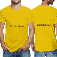 Live Preview Custom Men‘s Short Sleeve T-shirt (Front and Back Side Design)