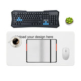 Live Preview Custom Laptop Desk Mouse Mat with Personalized Image Text Non-Slip Waterproof Desk Pad for Office Home